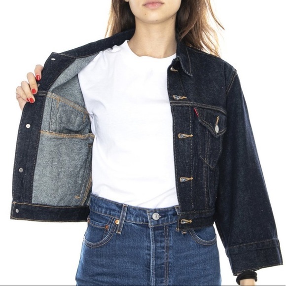 Levi’s Premium Loose Sleeve Trucker Jacket Gotta Dip Hemp - Picture 11 of 11